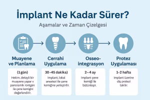 İmplant Ne Kadar Sürer? Aşamalar ve Zaman Çizelgesi